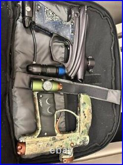 4 paintball gun deal 1 Empire Axe Pro, 2 Empire Axe and DM5 plus gear