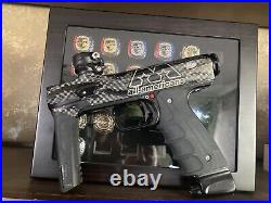 AMPED All Americans Team Edition Shocker CVO paintball Marker Gun Mech W Extras