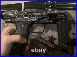 AMPED All Americans Team Edition Shocker CVO paintball Marker Gun Mech W Extras