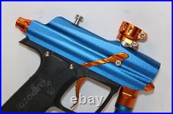 Azodin Blitz 4 Electronic. 68 Caliber Paintball Gun Blue/Orange READ