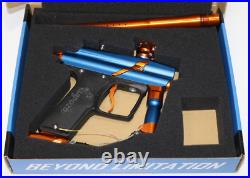 Azodin Blitz 4 Electronic. 68 Caliber Paintball Gun Blue/Orange READ