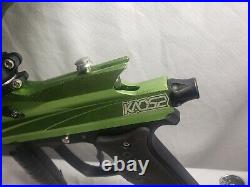 Azodin Kaos 2 Paintball Gun (Green/Black) WithHopper, Paintballs and Tank UNTESTED