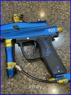 Azodin Paintball Gun- Dust Light Blue Black