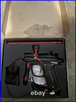 Azodin blitz 3 paintball gun (red) full kit. Guerilla oxygen Tank, 6 Canisters