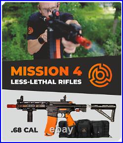 Byrna Mission-4 Paintball Marker. 68 Cal Semi-Auto CO2 with Soft Bag BM468302