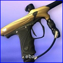 DYE PROTO 08 SLG Electronic Paintball Gun Marker with Q-Lock Dust Gold Black CL3-1