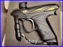 DYE SLG Proto paintball gun Black Olive/Gold in box Electronic Trigger Works