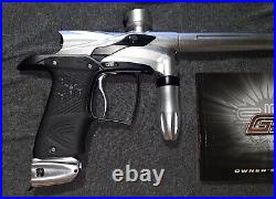 Dangerous Power DP G5 Paintball Marker Gun Chrome / Silver w Manual, Parts AS IS
