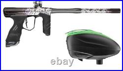 Dye DSR Plus Paintball Marker Gun Bandana White with Black Lime LT-R Hopper