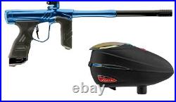 Dye DSR Plus Paintball Marker Gun Deep Water Blue with Black Fire Dye R2 Hopper