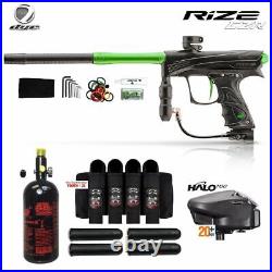 Dye Rize CZR Advanced HPA Paintball Gun Package Black / Lime