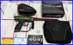 Dye Rize CZR Paintball Marker Olive & Red Dye Rotor Dye Marker Case