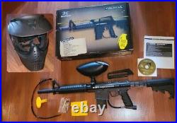 Empire BT Omega Semi-Auto Mechanical Paintball Marker Gun w Box, Hopper, Mask ++