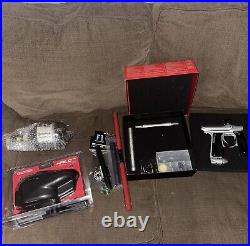 Empire Mini GS Dust Silver/Dust Silver Paintball Gun Marker Package Kit
