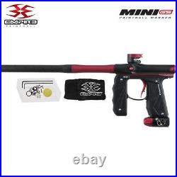 Empire Mini GS Electronic Paintball Gun Marker Black / Red 2pc Barrel