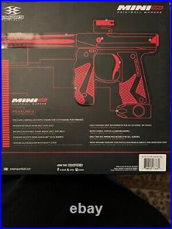 Empire Mini GS Electronic Paintball Gun Marker Black/Red Open Box New