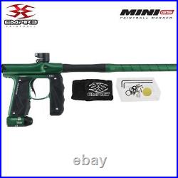 Empire Mini GS Electronic Paintball Gun Marker Green / Black 2-pc Barrel