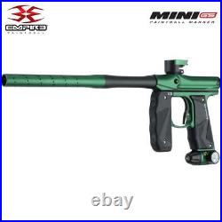 Empire Mini GS Electronic Paintball Gun Marker Green / Black 2-pc Barrel