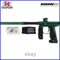 Empire Mini GS Electronic Paintball Gun Marker Green / Black 2-pc Barrel