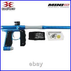 Empire Mini GS Full Auto Advanced Paintball Gun Package Dust Blue Silver