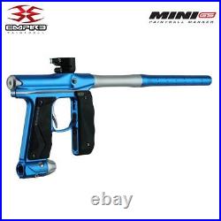 Empire Mini GS Full Auto Advanced Paintball Gun Package Dust Blue Silver