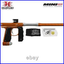 Empire Mini GS Full Auto AntiFog HPA Paintball Gun Package Dust Orange White