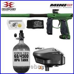 Empire Mini GS Full Auto HPA Paintball Gun Package C Dust Green / Dust Brown