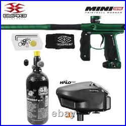 Empire Mini GS HPA Paintball Gun Package A Green / Black 2pc Barrel