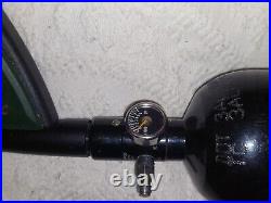 Empire Paintball Gun Black Dark Green Handles All Tank Included