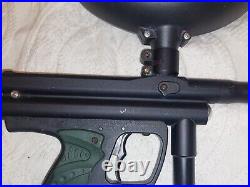 Empire Paintball Gun Black Dark Green Handles All Tank Included