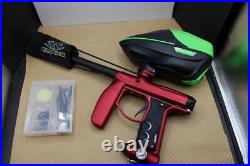 Empire axe amber red paintball-gun with Virtue Spire IR auto feed Hopper