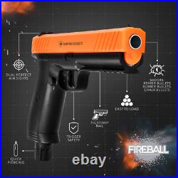 FireBall 0.50 Caliber Pepper Pistol Paintball Gun Marker Self-Defense Weapon