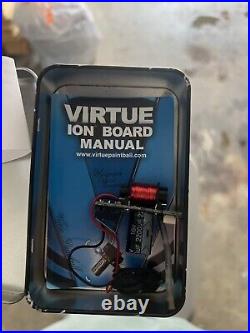 Impulse smart parts paintball gun matte black, virtue ion board & view loader