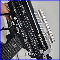 Kingman Spyder Shutter Black 68 cal Semi Auto Paintball Gun Marker USED ONCE