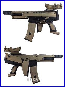 MCS Tacamo Hurricane. MagFed Marker. FN SCAR Paintball Rifle/Gun. ACOG Sight