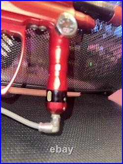 Mac Dev 06 Cyborg Paintball Marker Red With Shift Barrel Insert 0.681