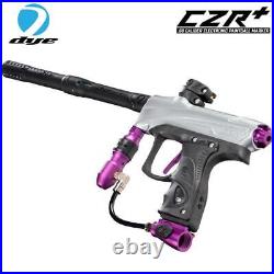 Maddog DYE CZR+. Cal Full Auto Paintball Gun Marker Elite Starter Kit GreyPurple