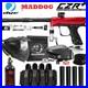 Maddog DYE CZR+. Cal Full Auto Paintball Gun Marker Elite Starter Kit Red Silver