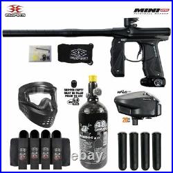 Maddog Empire Mini GS Expert Paintball Gun Kit Dust Black 2-pc Barrel