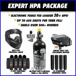 Maddog Empire Mini GS Expert Paintball Gun Kit Dust Black 2-pc Barrel