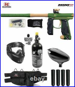 Maddog Empire Mini GS Starter HPA Paintball Gun Package Olive/Tan 2-pc Barrel