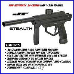 Maddog JT Stealth Semi-Automatic Bronze CO2 Paintball Gun Starter Package