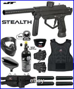 Maddog JT Stealth Semi-Automatic Protective HPA Paintball Gun Starter Package