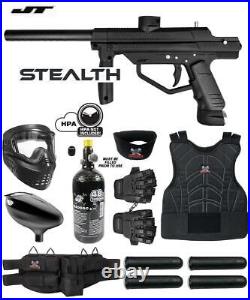 Maddog JT Stealth Semi-Automatic Protective HPA Paintball Gun Starter Package
