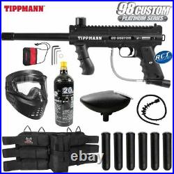Maddog Tippmann 98 Custom ACT Titanium CO2 Paintball Gun Marker Starter Package