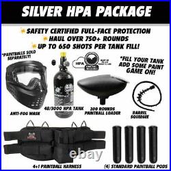 Maddog Tippmann 98 Custom BASIC Silver HPA Paintball Gun Marker Starter Package