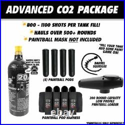 Maddog Tippmann A-5 Advanced CO2 Paintball Gun Marker Starter Package Black