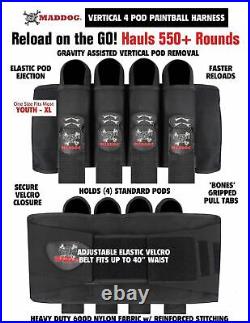 Maddog Tippmann A-5 Advanced CO2 Paintball Gun Marker Starter Package Black