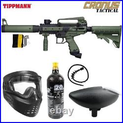 Maddog Tippmann Cronus Tactical Bronze CO2 Paintball Gun Starter Package Olive