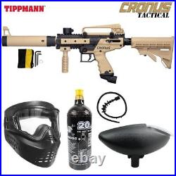 Maddog Tippmann Cronus Tactical Bronze CO2 Paintball Gun Starter Package Tan